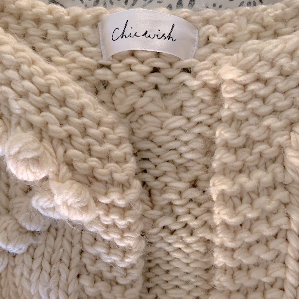 Chicwish heart cardigan.